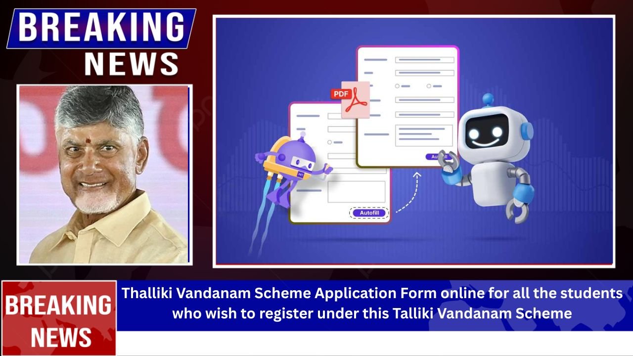 thalliki Vandanam Scheme Application Form